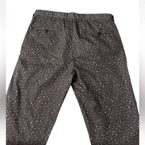 Club Monaco Davis Slim Fit Animal Print Pants Sz 30/32 - Picture 4 of 9
